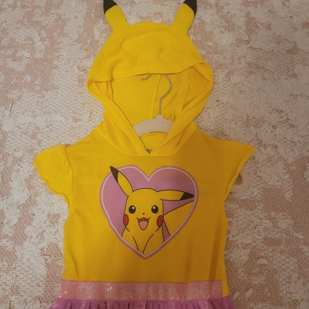 Pokemon Pikachu dress Size XS 4/5 - Picture 5 of 5